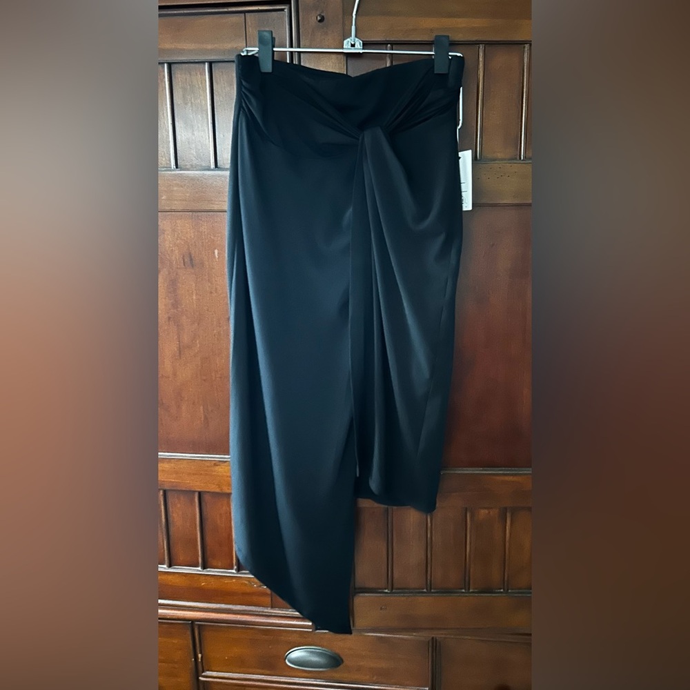 Nine West Asymmetrical Black Skirt